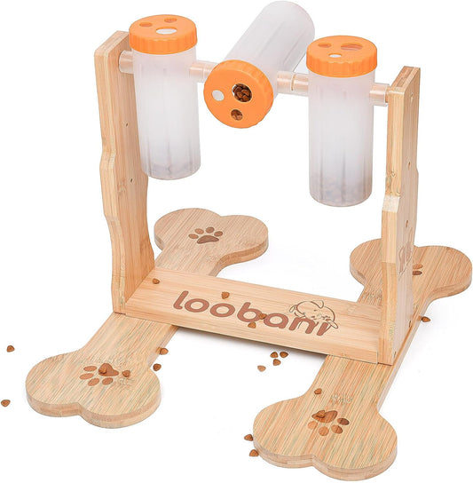 3-Bottle Dog Puzzle Toy Feeder